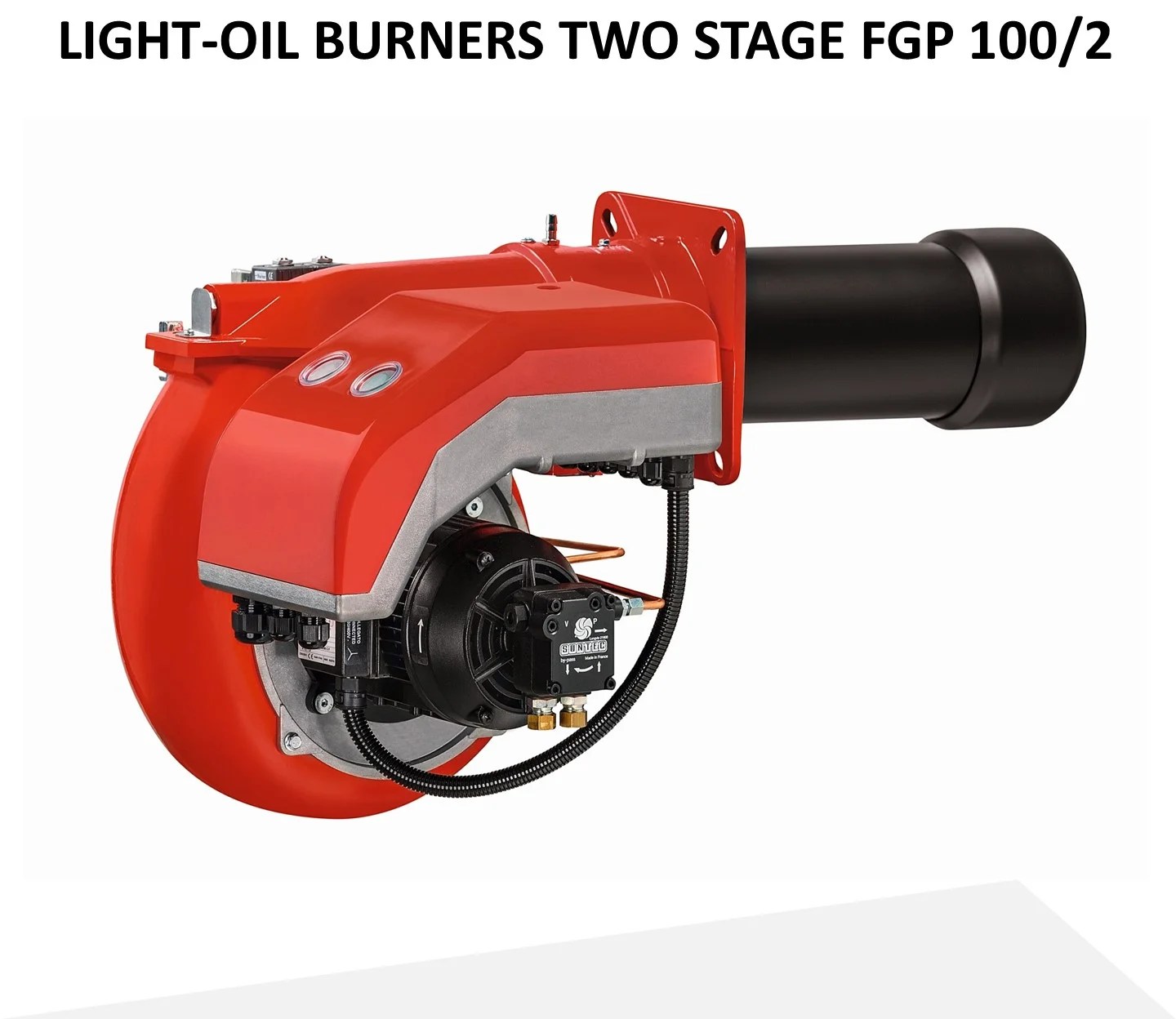 LIGHTOIL BURNERS TWO STAGES FBR FGP 100/2 FABRIKASI BOILER DAN