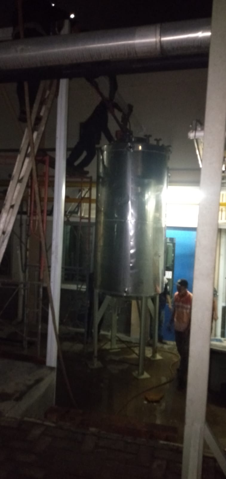 Instalation Boiler Feeder Tank PT PHAPROS PT. Mitra Sigma Tekindo