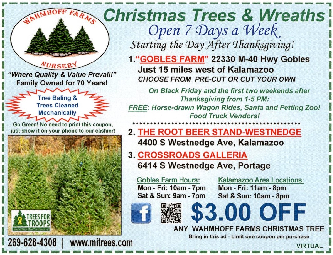 Retail/UCut Wahmhoff Farms Nursery