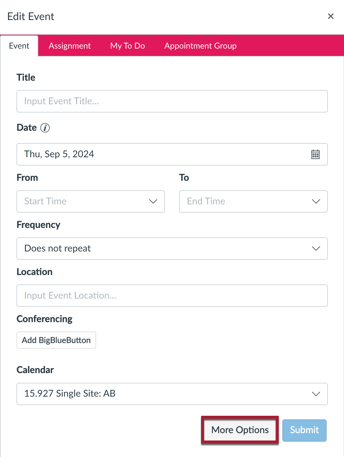 How to Add and Manage Calendar Events in Canvas MIT Sloan Teaching & Learning Technologies