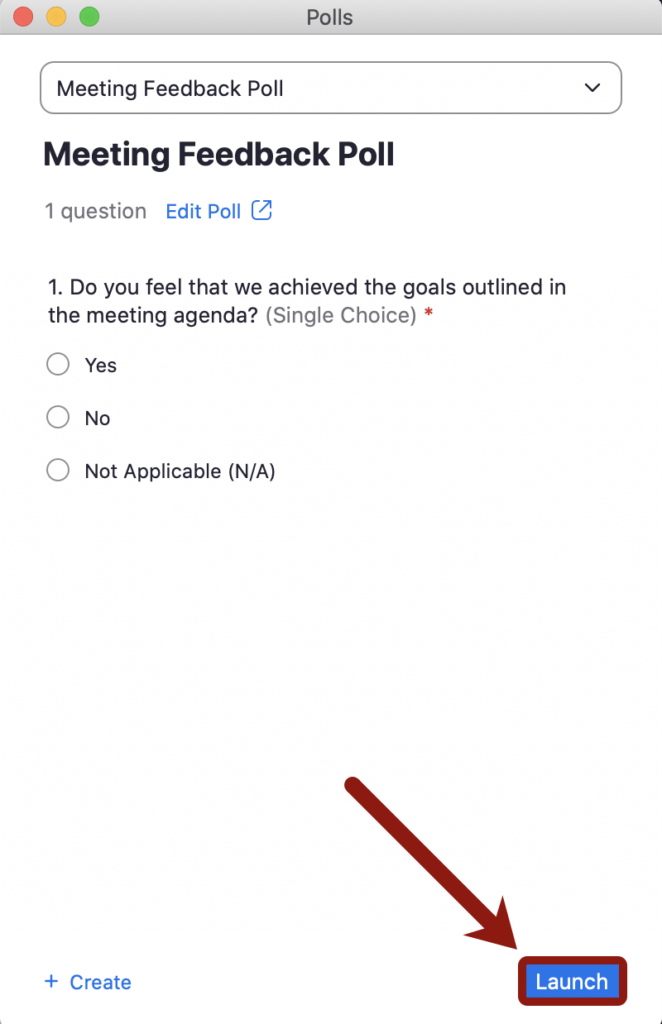 How to Create and Launch a Poll using Zoom MIT Sloan Teaching