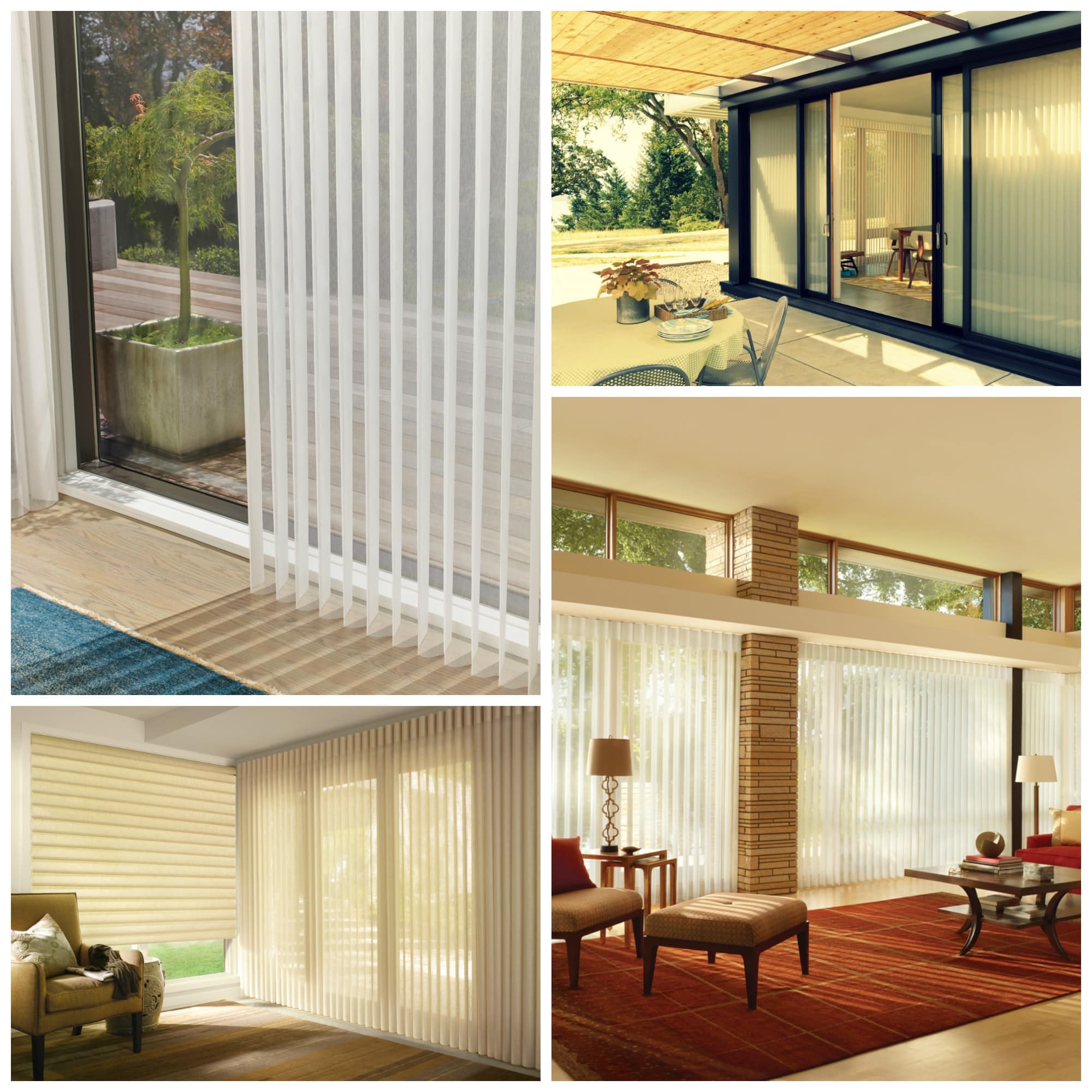 Options for Covering Patio, French, & Sliding Glass Doors Made in the