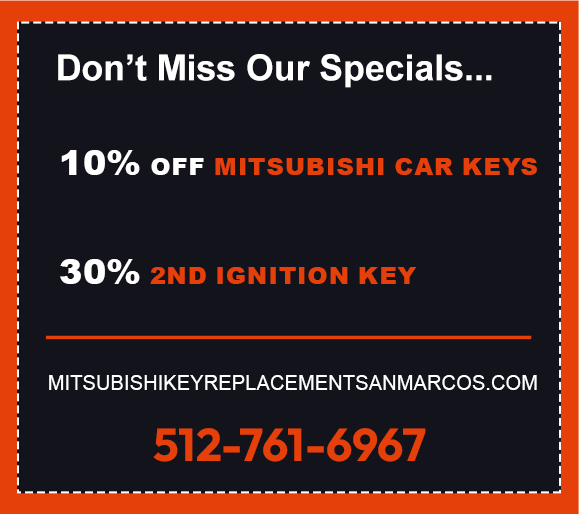 Mitsubishi Key ReplacementLock RepairSan Marcos TX 78666