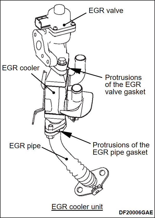 EXHAUST GAS RECIRCULATION (EGR) COOLER REMOVAL AND INSTALLATION