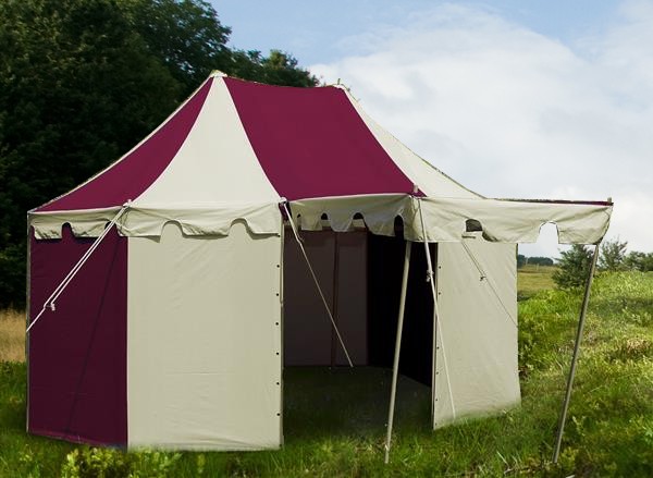 Landsknechtzelt Reynnhart Zweimaster, 5x7m Mittelalterland