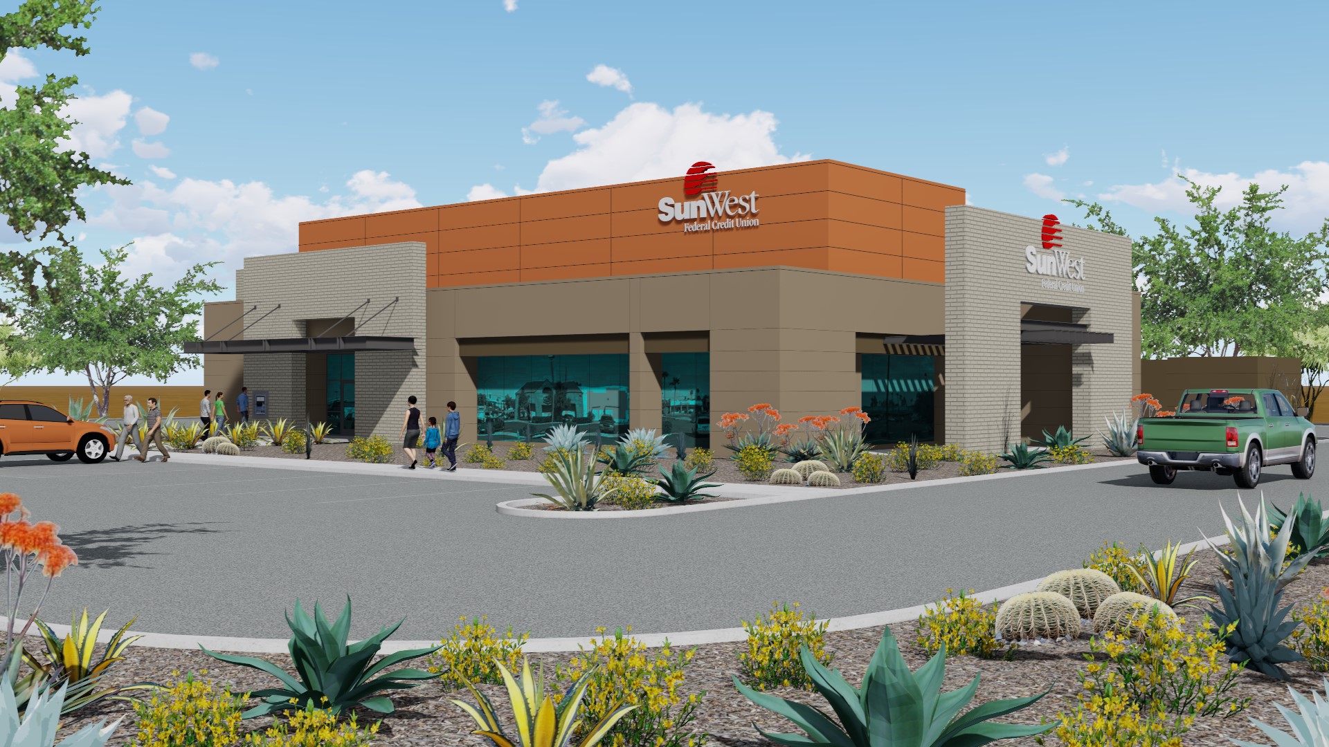 SunWest Credit Union Architecture & InteriorsMittelstaedt Cooper