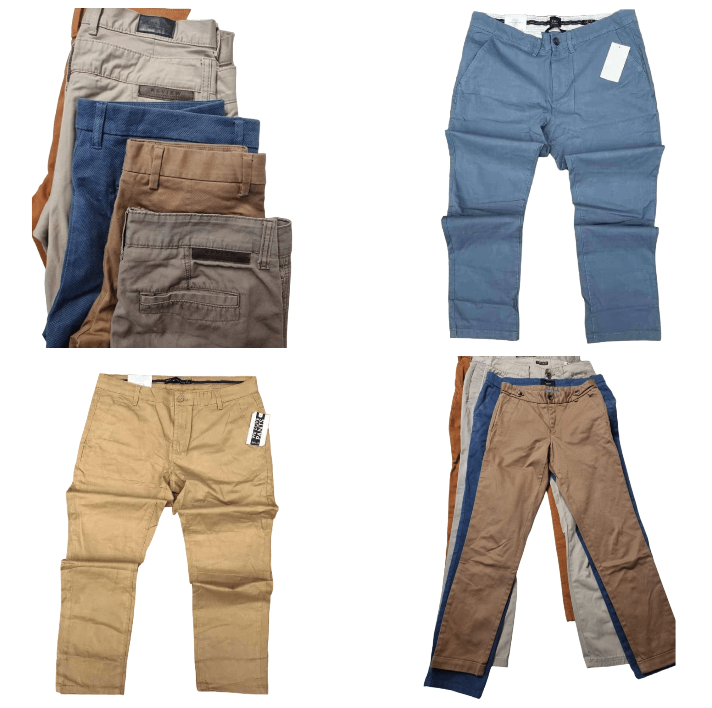 Men Cotton Pants Grade One Mitumba Bales