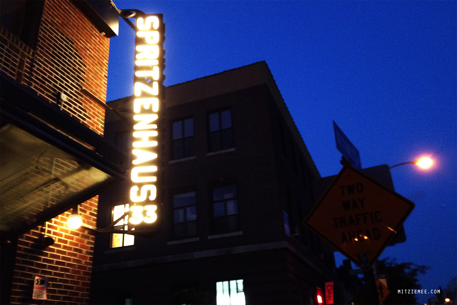 A night out at Spritzenhaus Brooklyn Bars NYC Blog Mitzie Mee