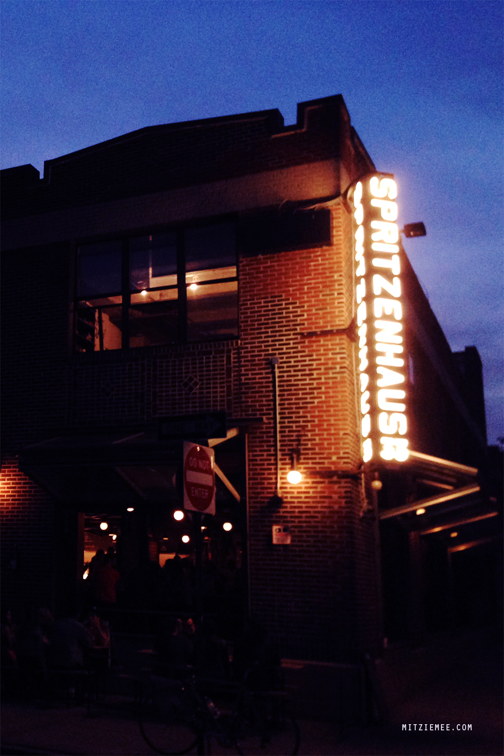 A night out at Spritzenhaus Brooklyn Bars NYC Blog Mitzie Mee