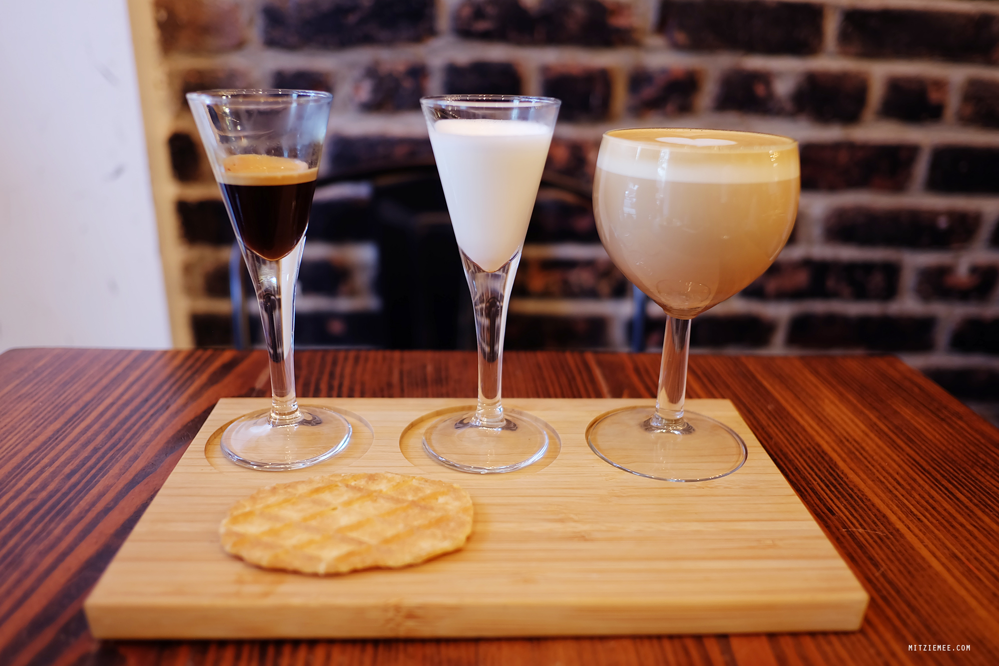 Deconstructed Latte på Coffee Project East Village New York Blog