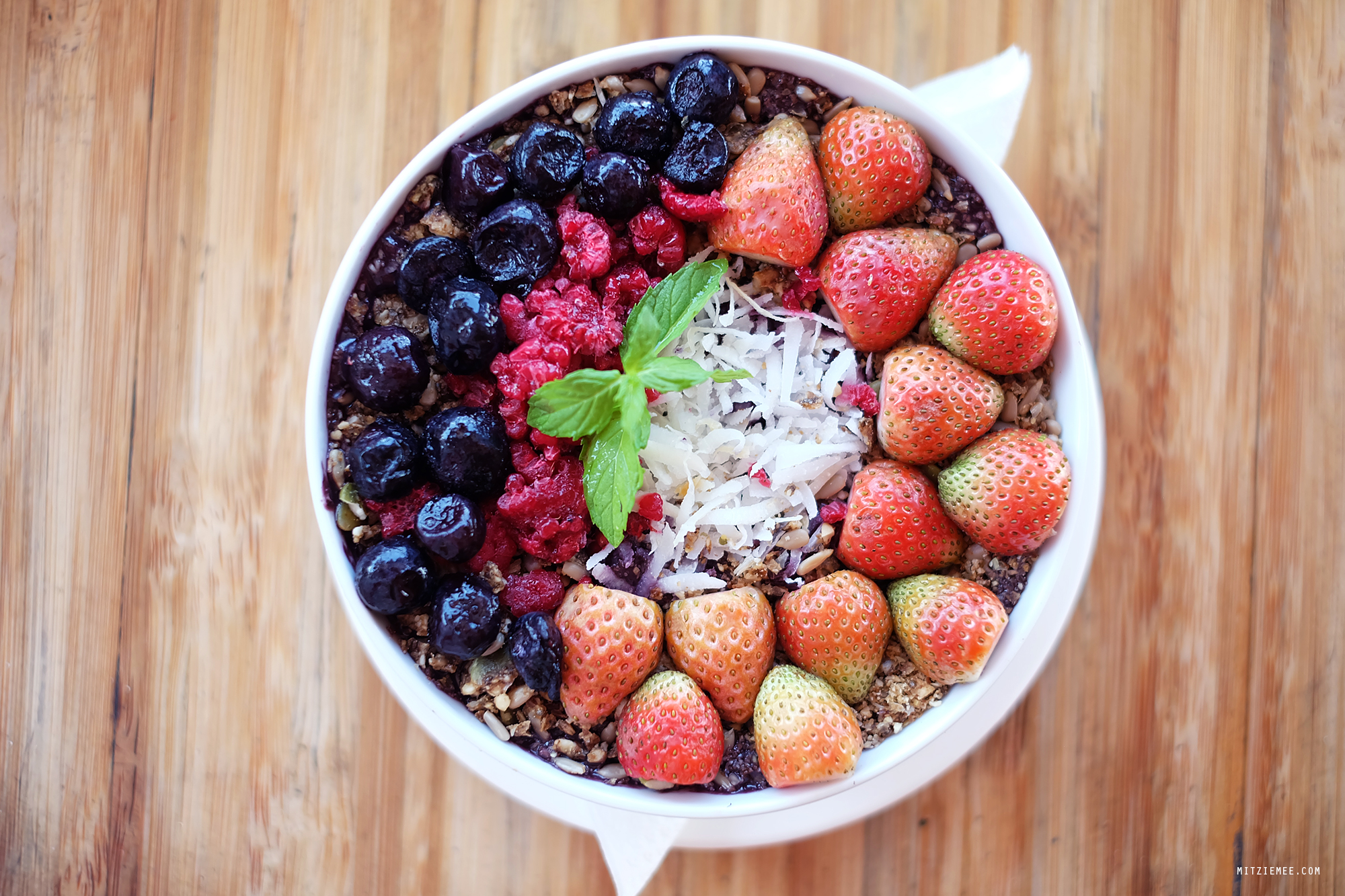 The Bali Acai Bowl at Earth Cafe Ubud Bali Blog Mitzie Mee