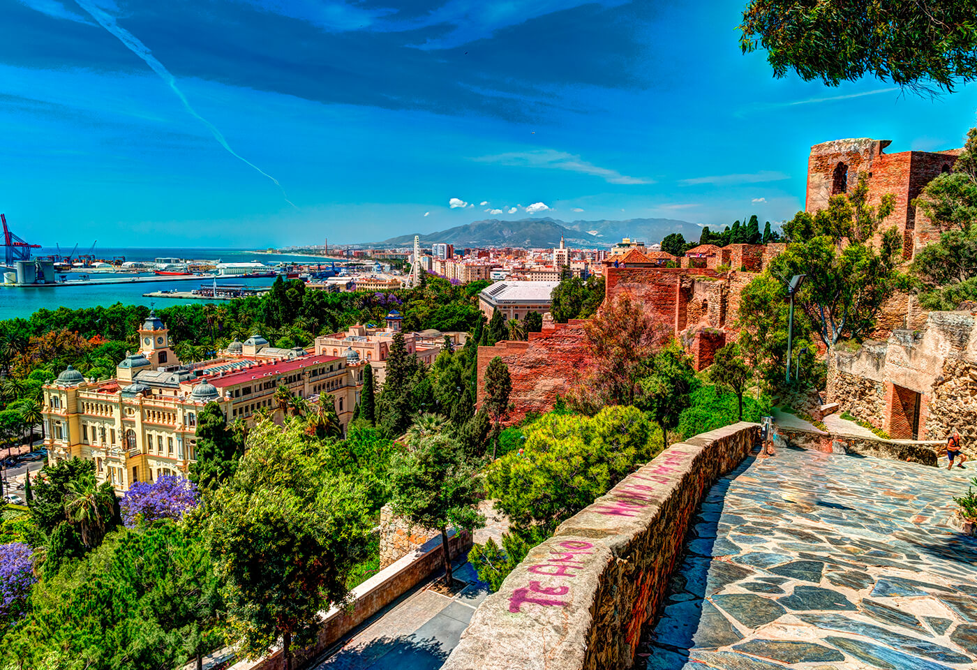 El castillo de Gibralfaro la mejor panorámica de Málaga Mi Viaje
