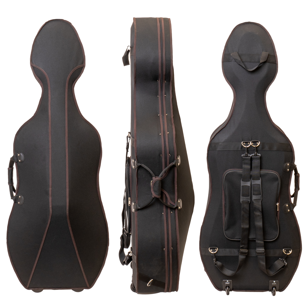 MI&VI Travel Cello Case Model CC03 Super Lightweight HardShell