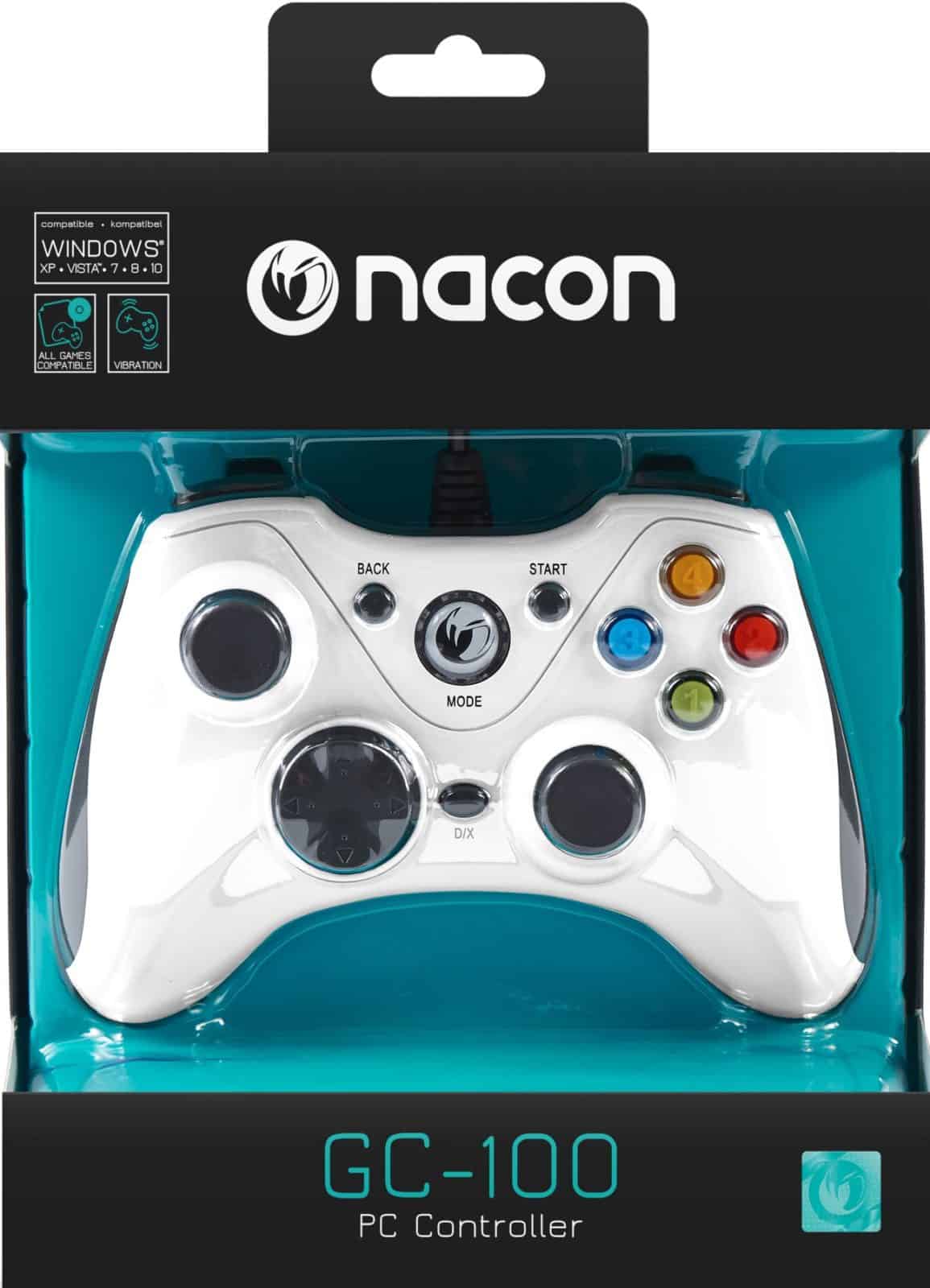 GC100XF Gaming Controller white [PC] MixImage.ch