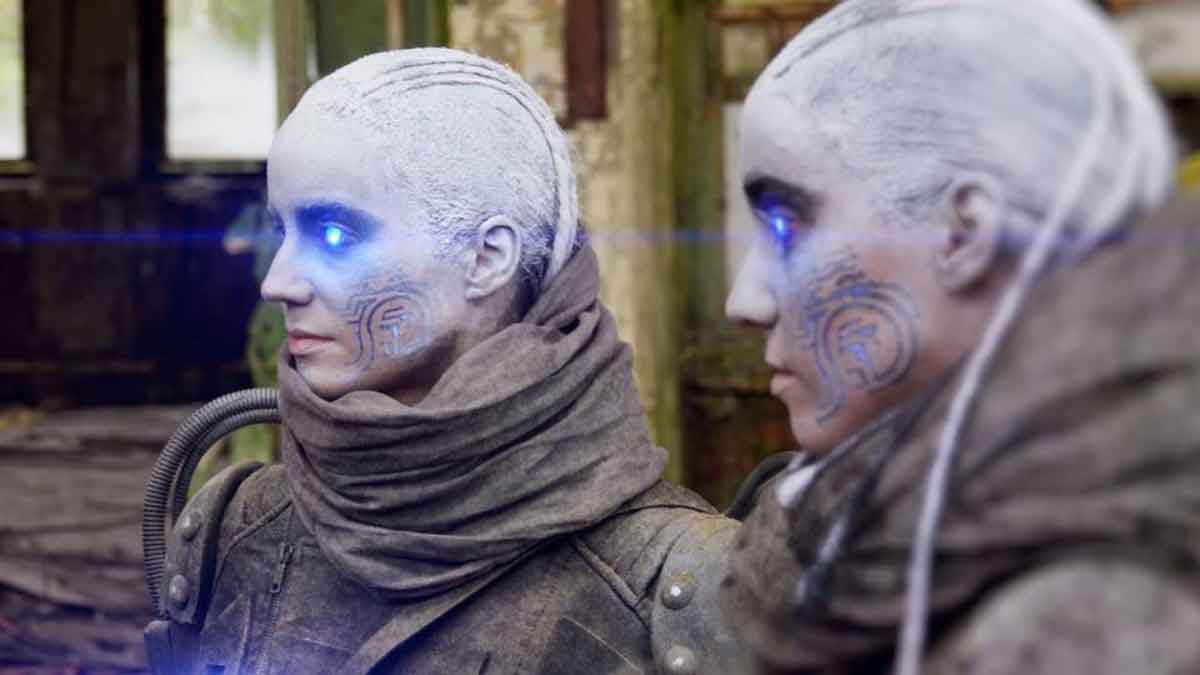 Virtual Reality SciFiSerie kombiniert Film und digitale Umgebung