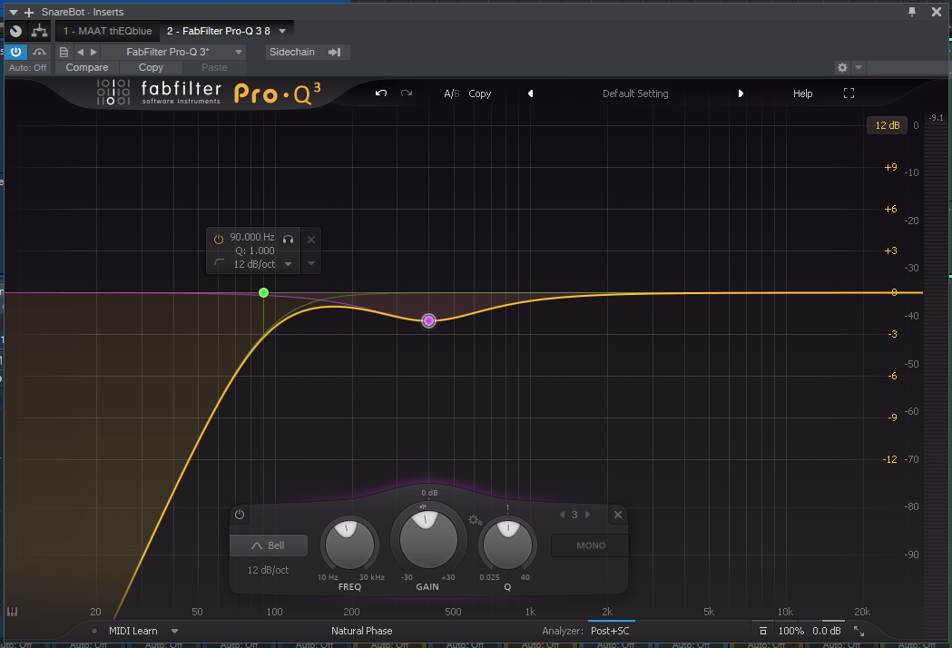 How to eq snare virveli ja filtterit Mixhappens