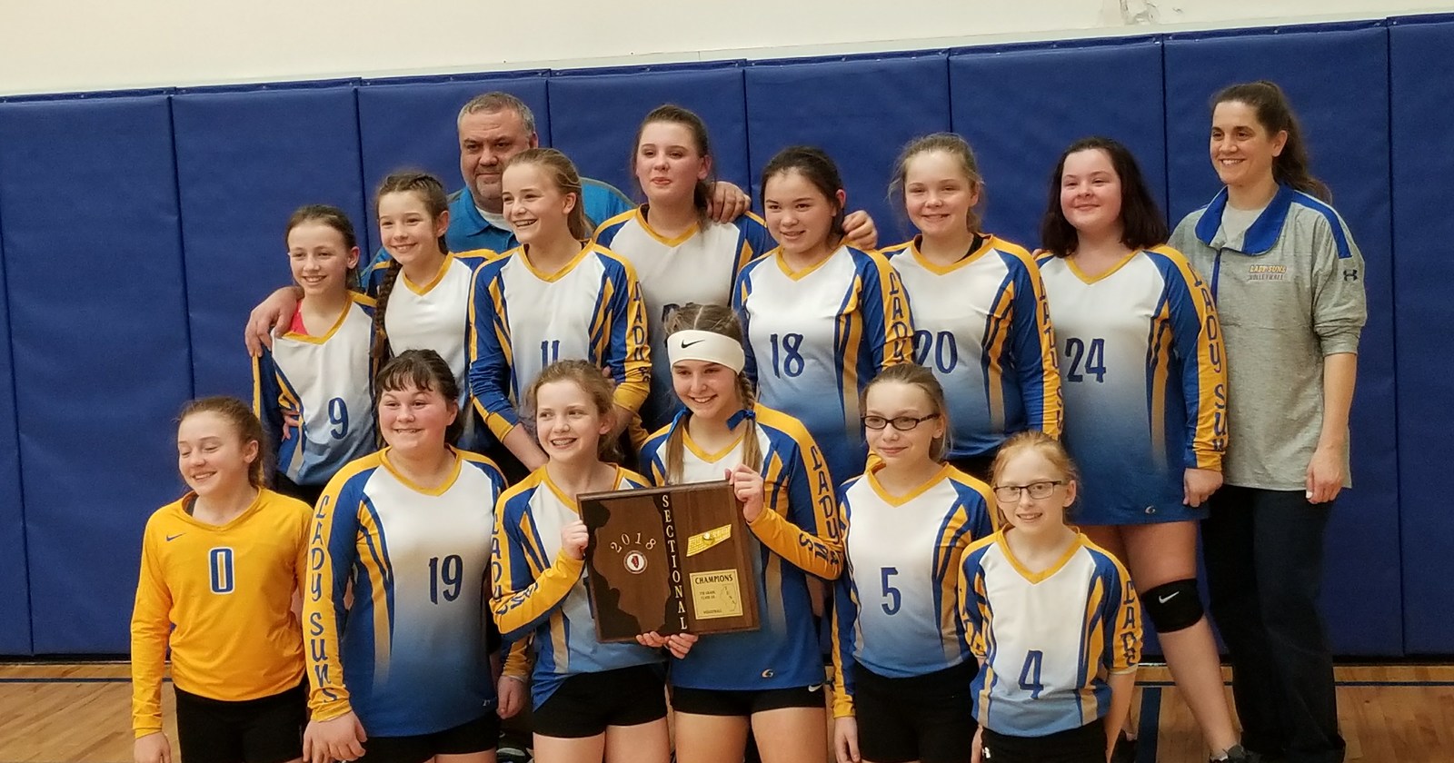 2018 Southeastern 72A IESA State Volleyball at Pawnee Jr/Sr High