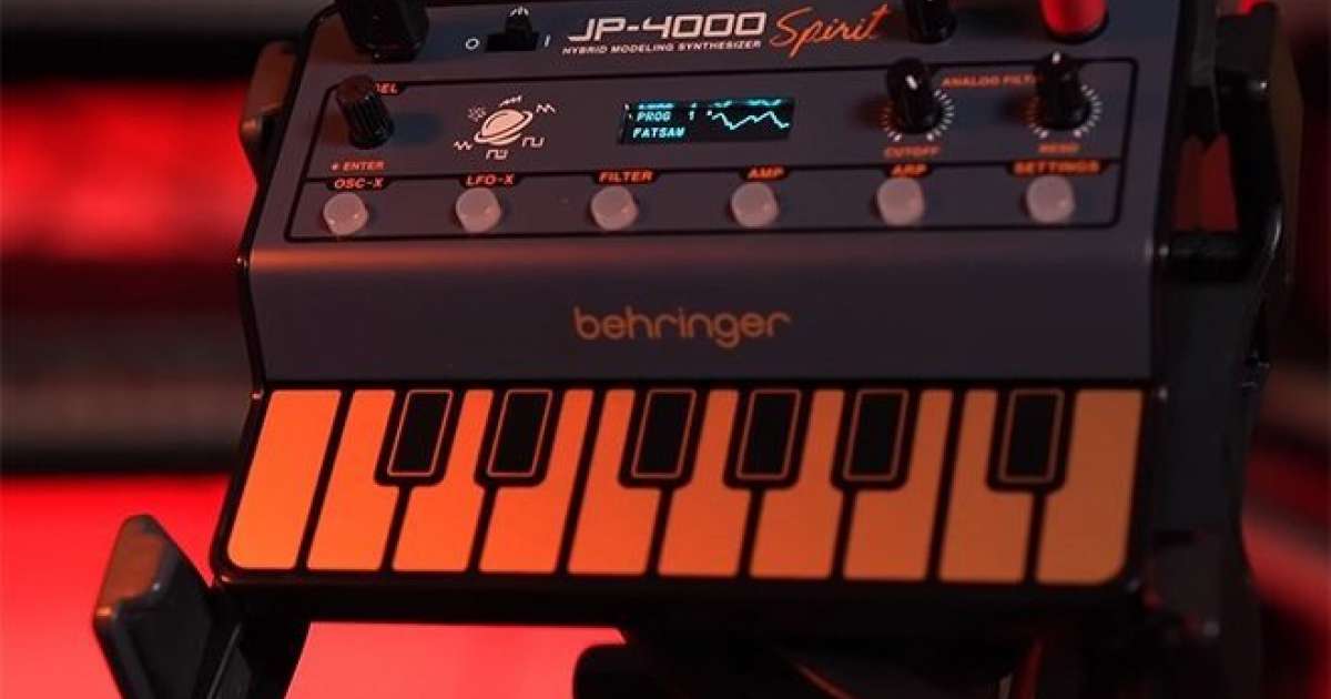 New micro synth from Behringer, JT4000, is now “ready for production