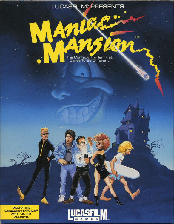 Maniac Mansion (Box and Packaging) The International House of Mojo