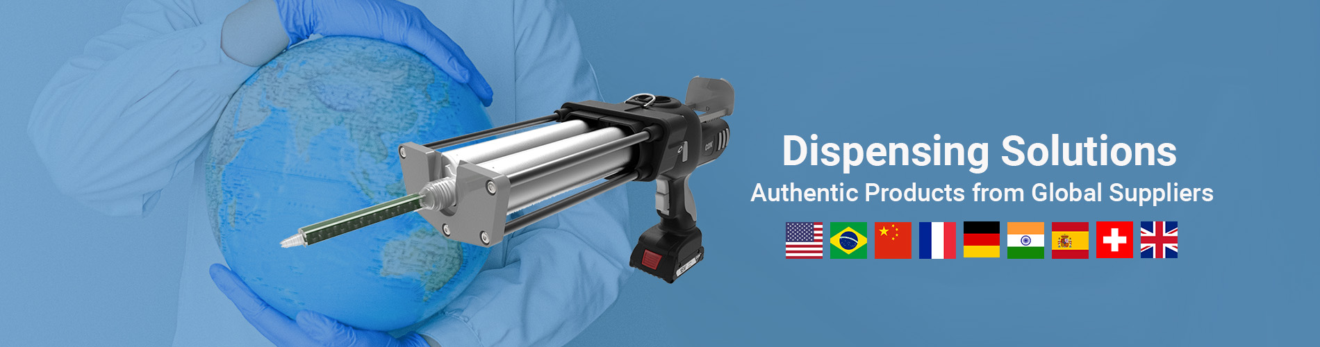 Exclusive U.S. distributor of COX, Mixpac, Kroger handheld sealant and