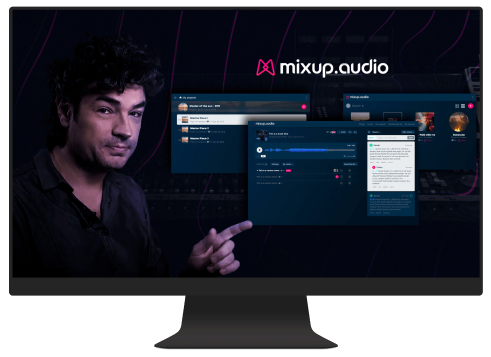 Plugin / Desktop app Mixup.audio Pro Audio Collaboration Tool
