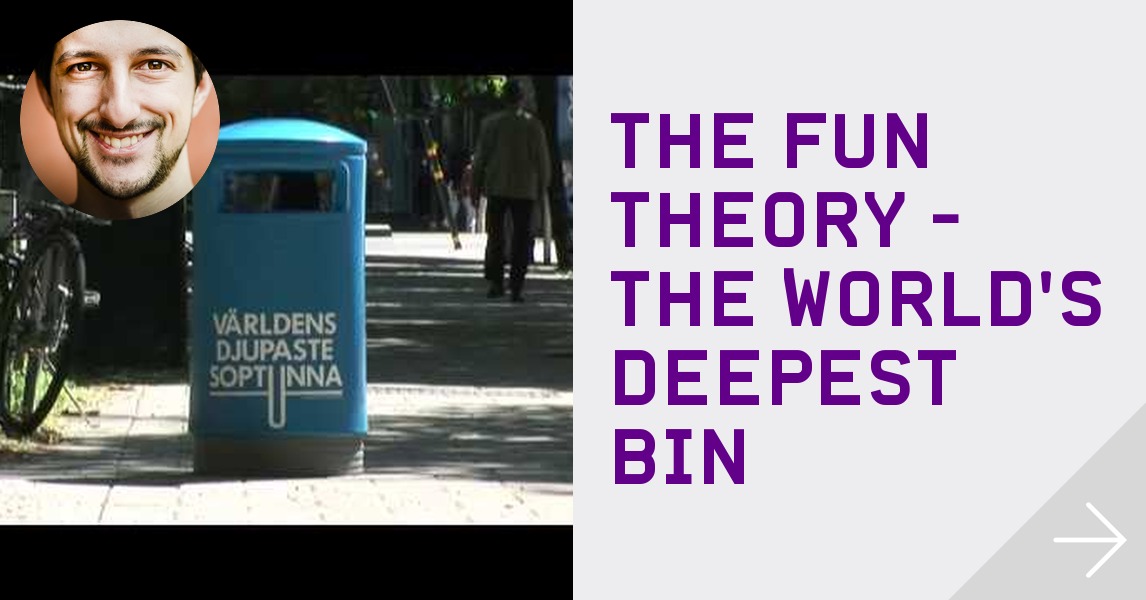 THE FUN THEORY THE WORLD'S DEEPEST BIN TheMixxie