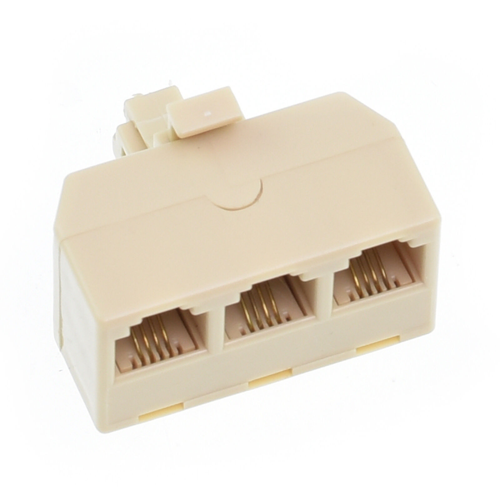 Modular RJ 11 Telephone Triple Adapter KR203 MiyakoUSA Connecting