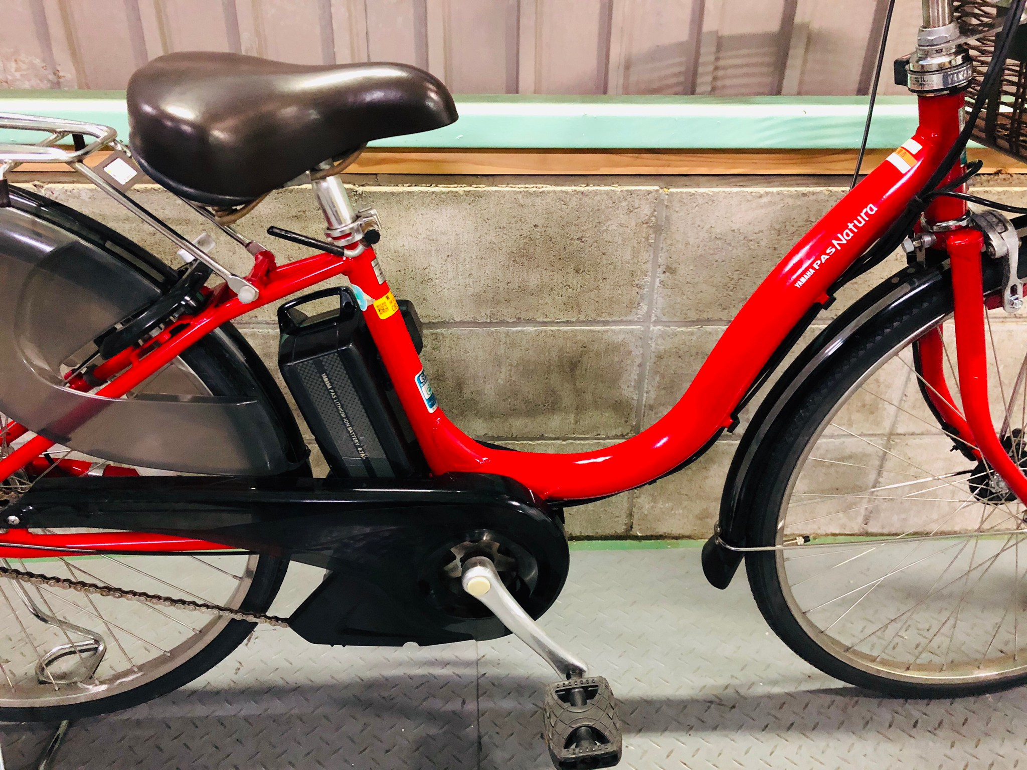 電動自転車 ヤマハ PAS Natura 26インチ 8.7Ah 赤色 プレミアムタイプ 国産・中古の激安電動アシスト自転車を販売MIZO