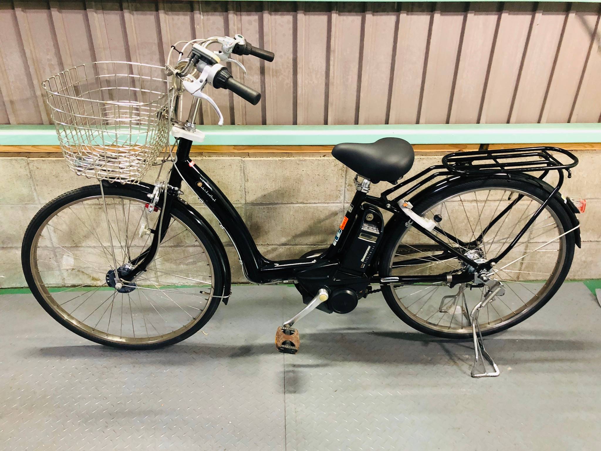 【SOLD OUT】電動自転車 ブリヂストン アシスタボーテ 3人乗り適合 26インチ ブラック 国産・中古の激安電動アシスト自転車を販売