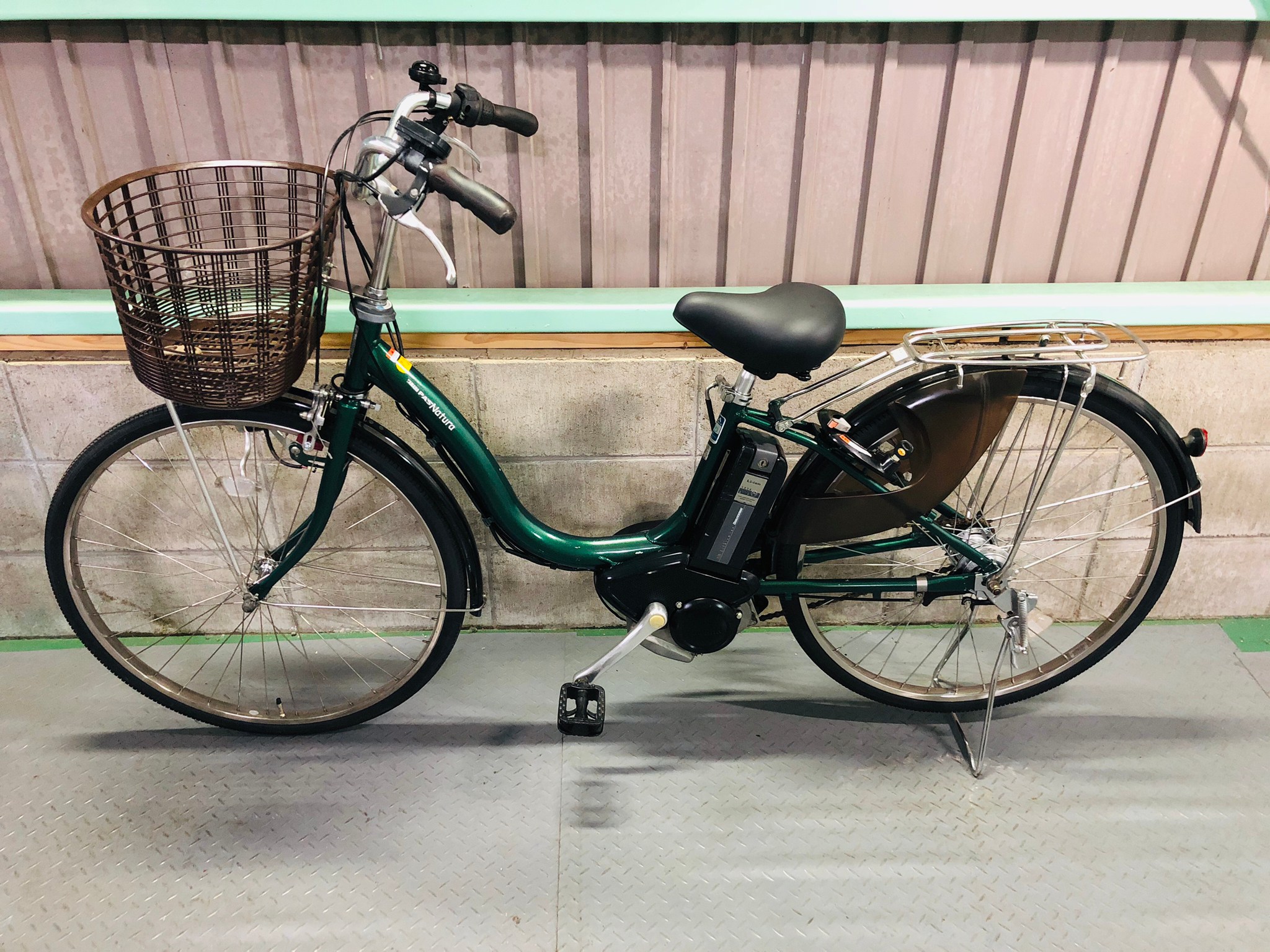 【SOLD OUT】電動自転車 ヤマハ パスナチュラ PAS Natura 26インチ グリーン 国産・中古の激安電動アシスト自転車を販売