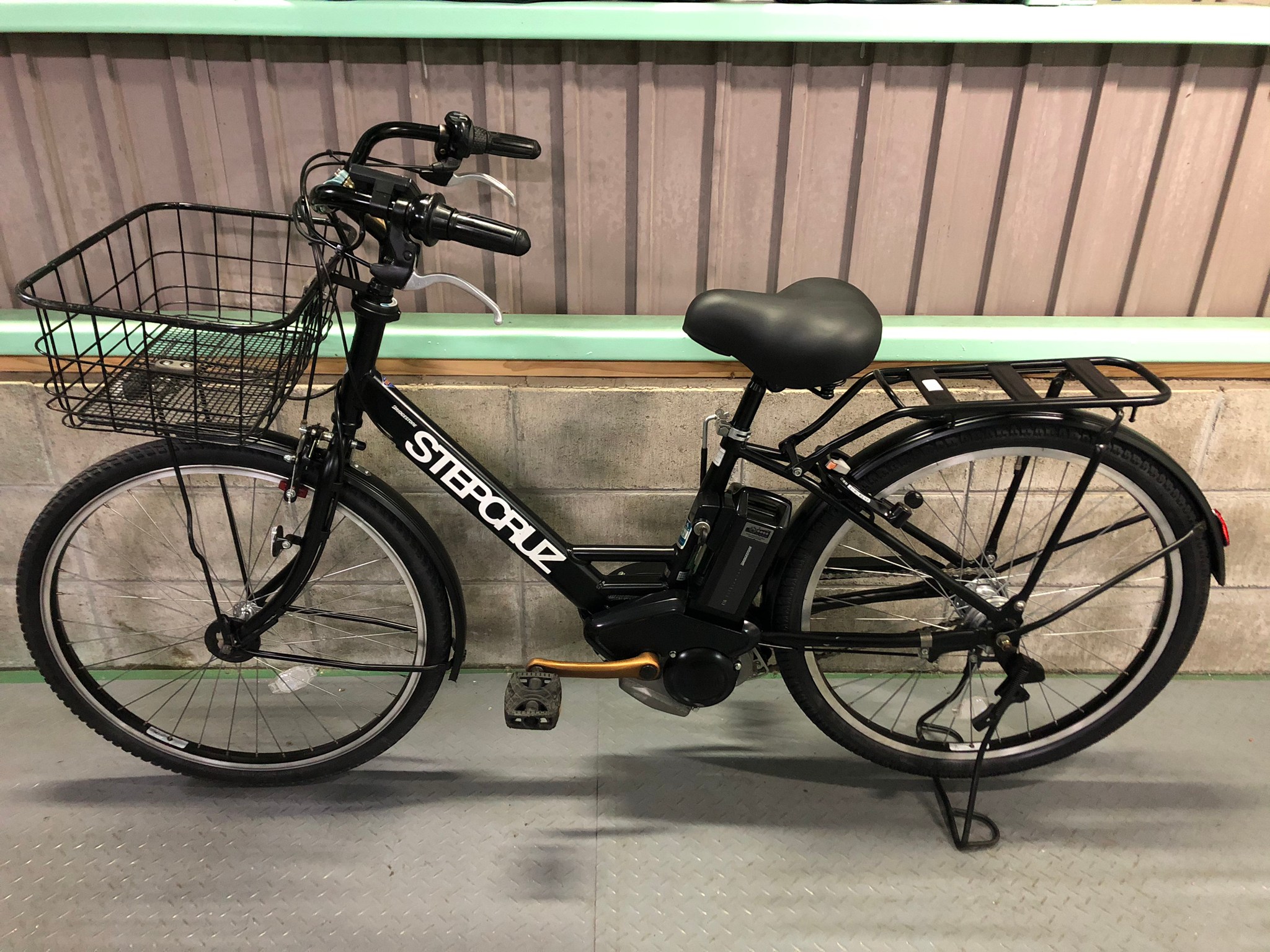 【SOLD OUT】電動自転車 ブリヂストン STEPCRUZ 26インチ 大容量8.7Ah 黒 国産・中古の激安電動アシスト自転車を販売
