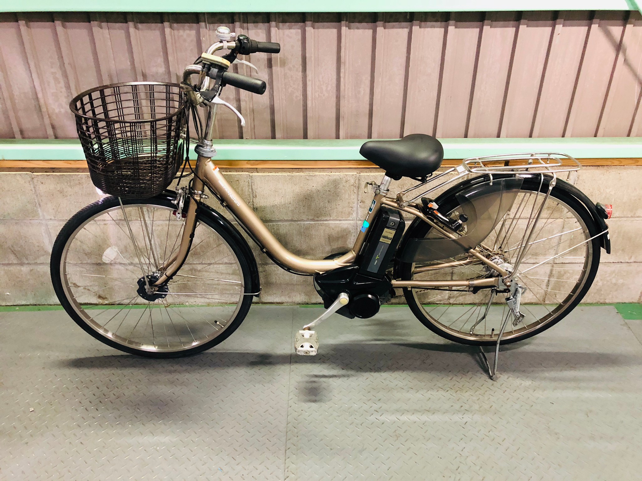 【SOLD OUT】電動自転車 ヤマハ PAS Natura 4Ah ゴールド ライトタイプ 国産・中古の激安電動アシスト自転車を販売