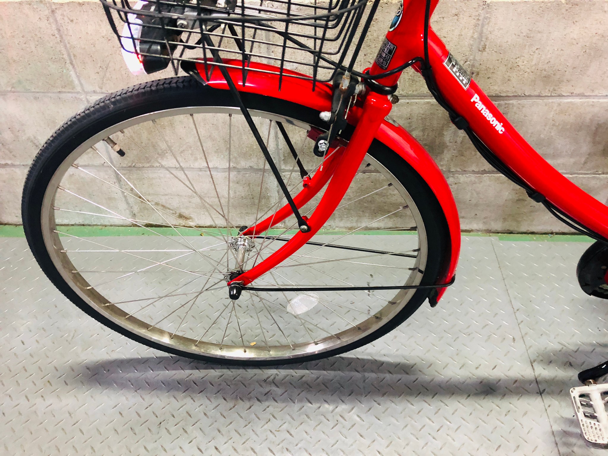 【SOLD OUT】電動自転車 パナソニック 26インチ 子供乗せ 5Ah 赤色 国産・中古の激安電動アシスト自転車を販売MIZO