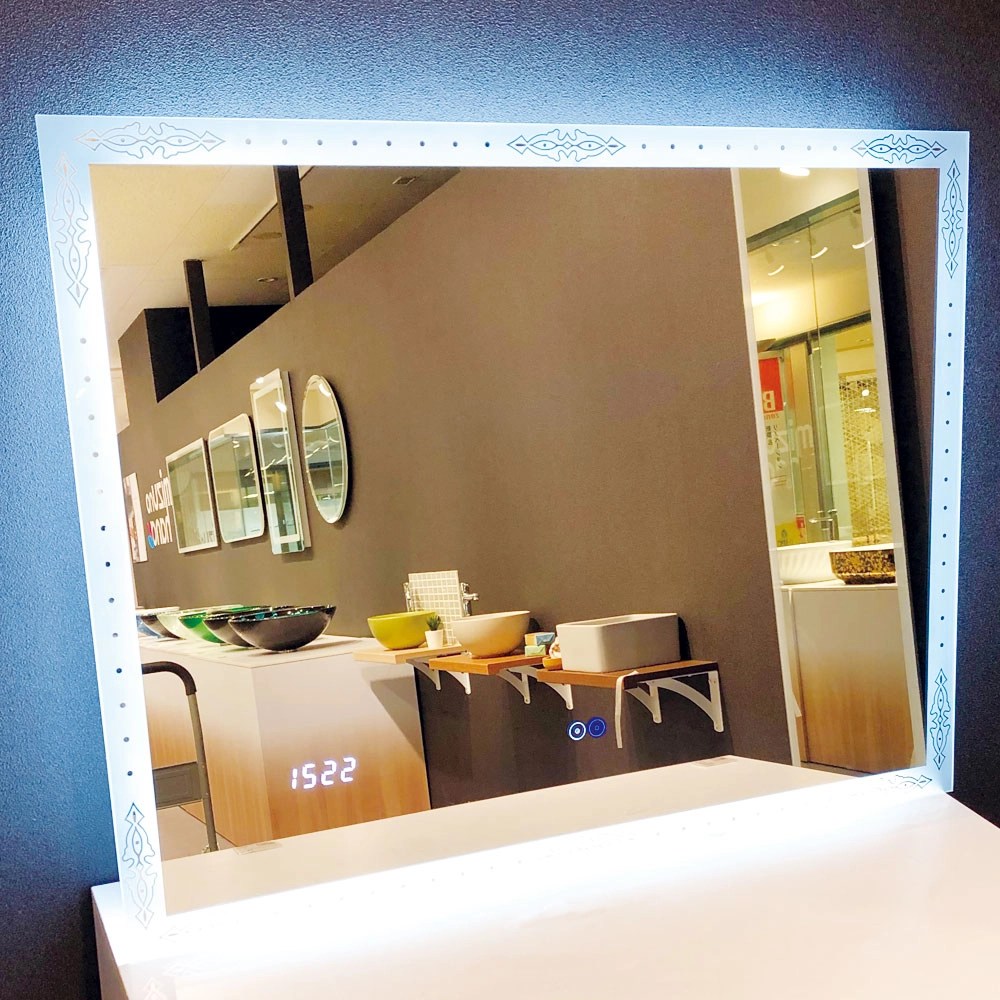 パウダールームLEDミラー LM115｜おしゃれな洗面ボウル(洗面器)通販サイト mizunohana(水の花)