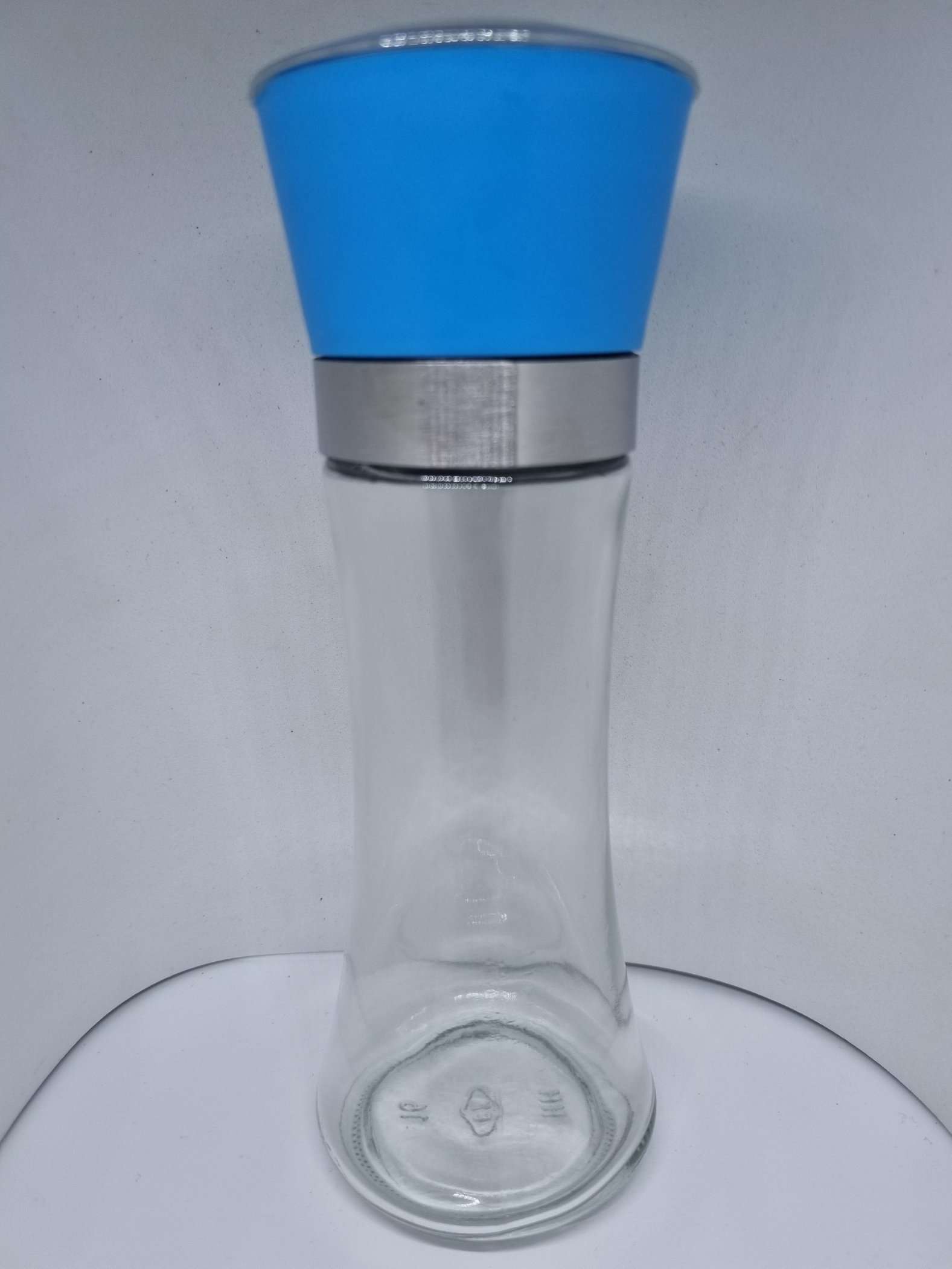 Glass Salt Pepper Grinder with Blue Ceramic Core Mizzi's