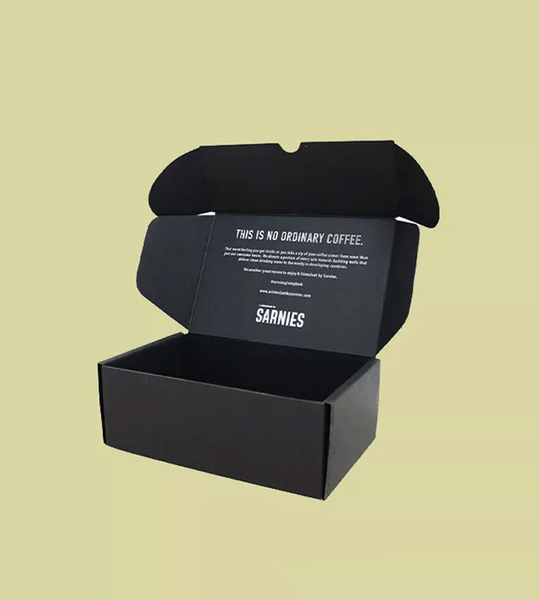 Custom Black Cardboard Boxes