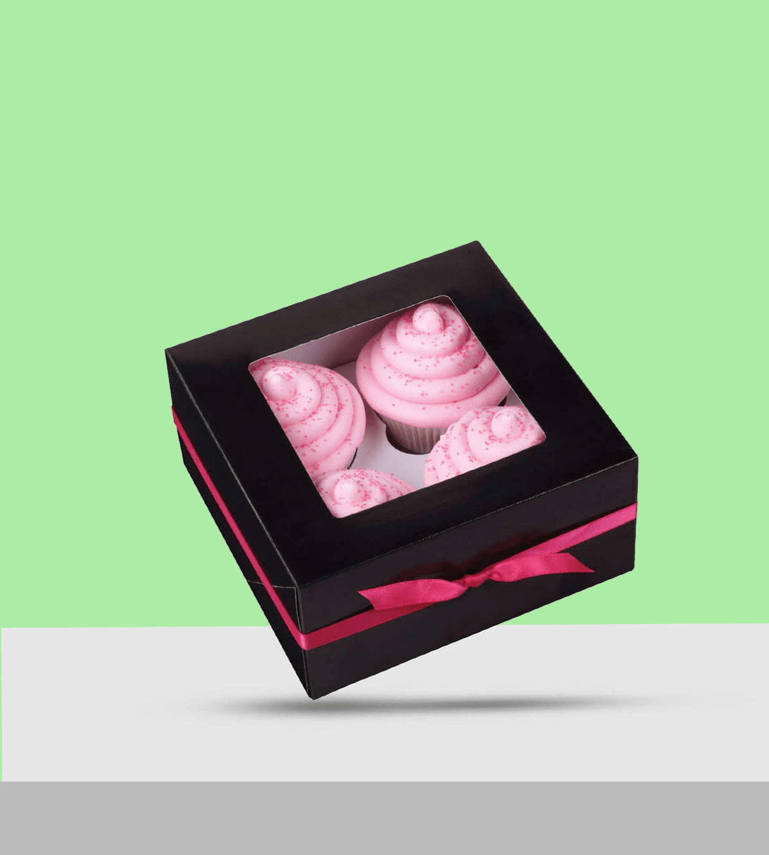 Custom Printed Cupcake Packaging Boxes Wholesale