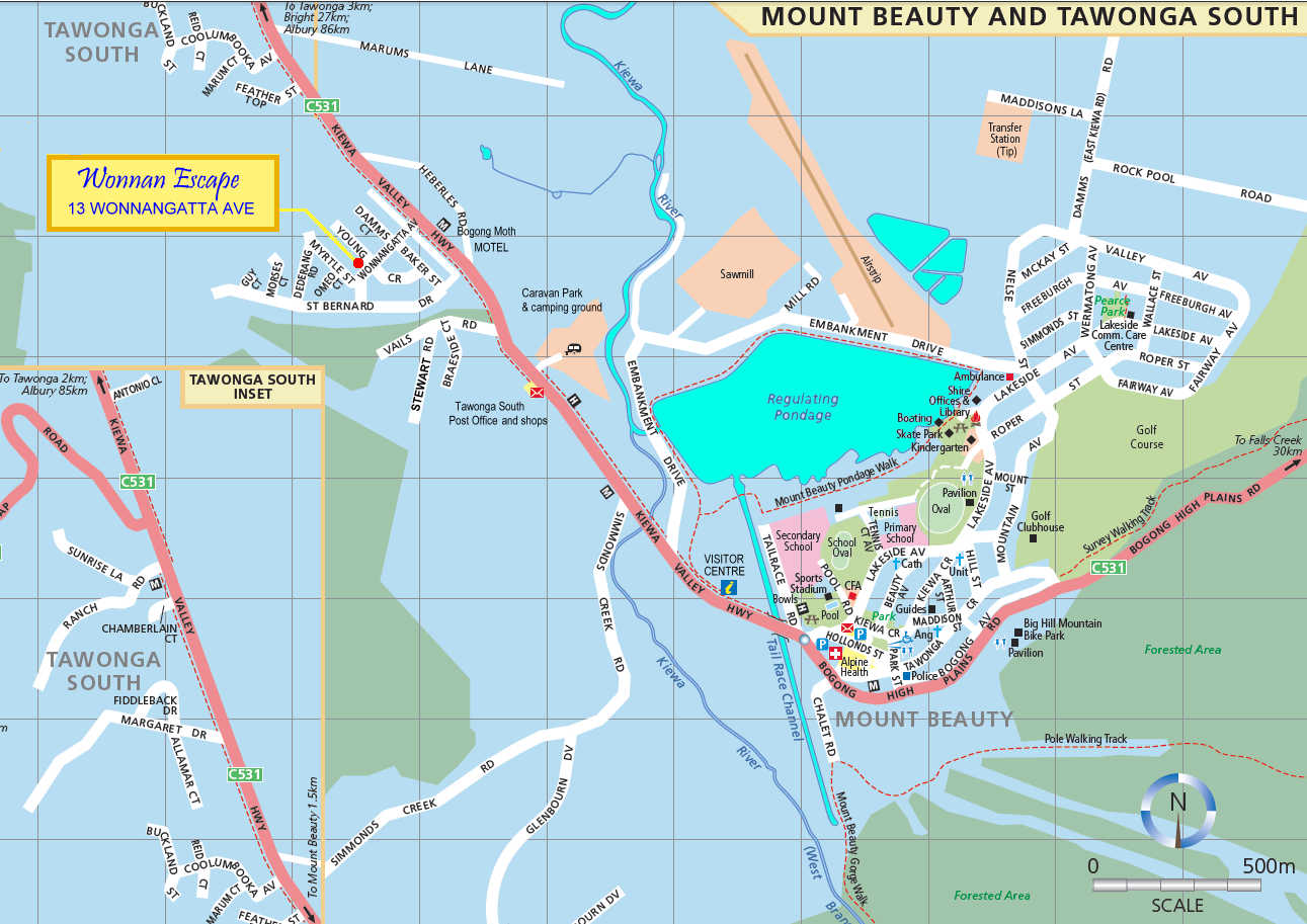 Wonnan Escape Holiday Mt Beauty NE Victoria Australia