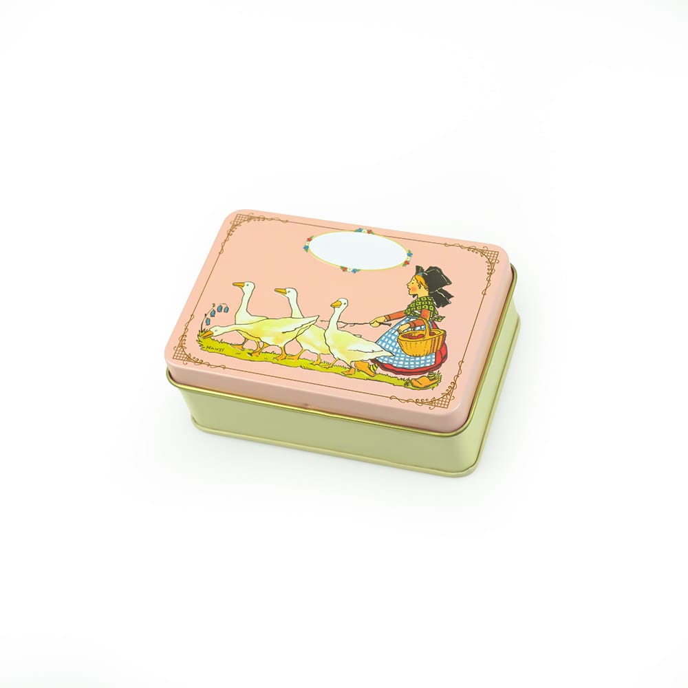Rectangular Tins with Hinged lid MJH