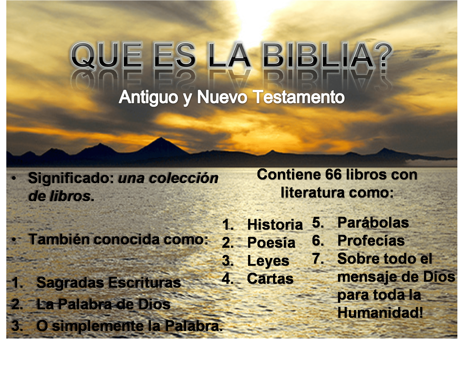 Que es la Biblia