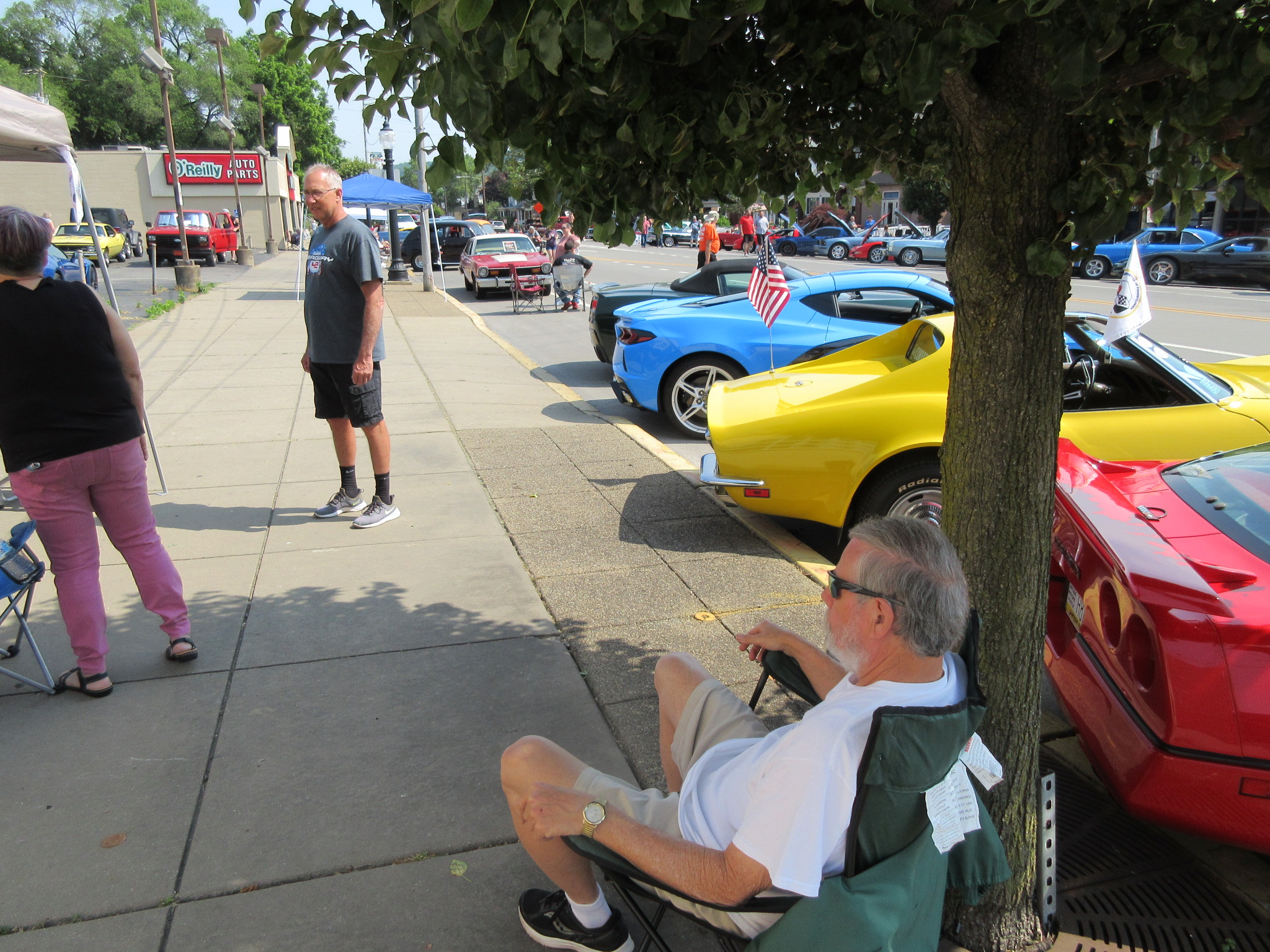 Beaver Falls Car Cruise June 10 2023 Corvettes of PA