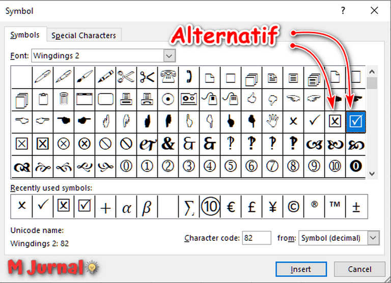 Buat checkbox di excel terlebih dahulu · 2. Cara Membuat Tanda Centang Dan Silang Di Excel M Jurnal