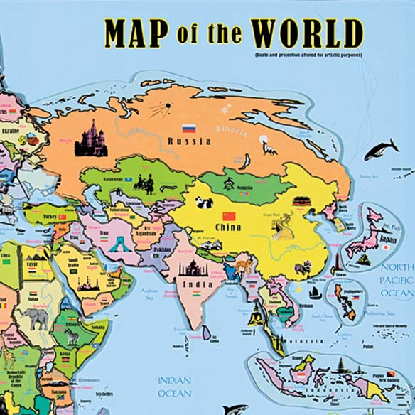 Map Puzzle World Maps For Kids Miles Kimball