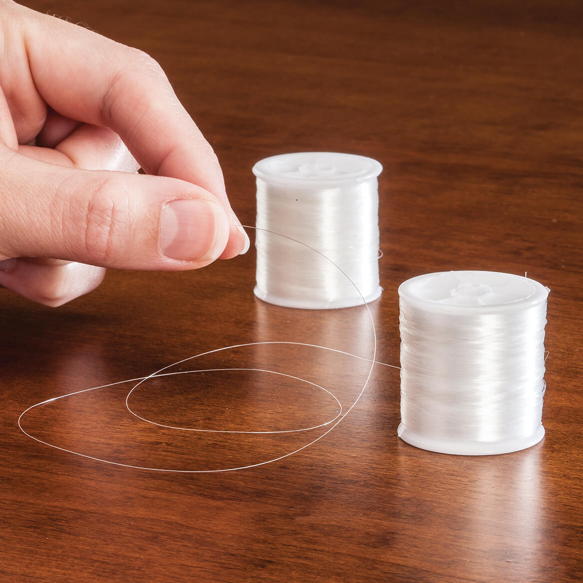 Clear Thread, Set of 2 Invisible String Clear Thread Miles Kimball