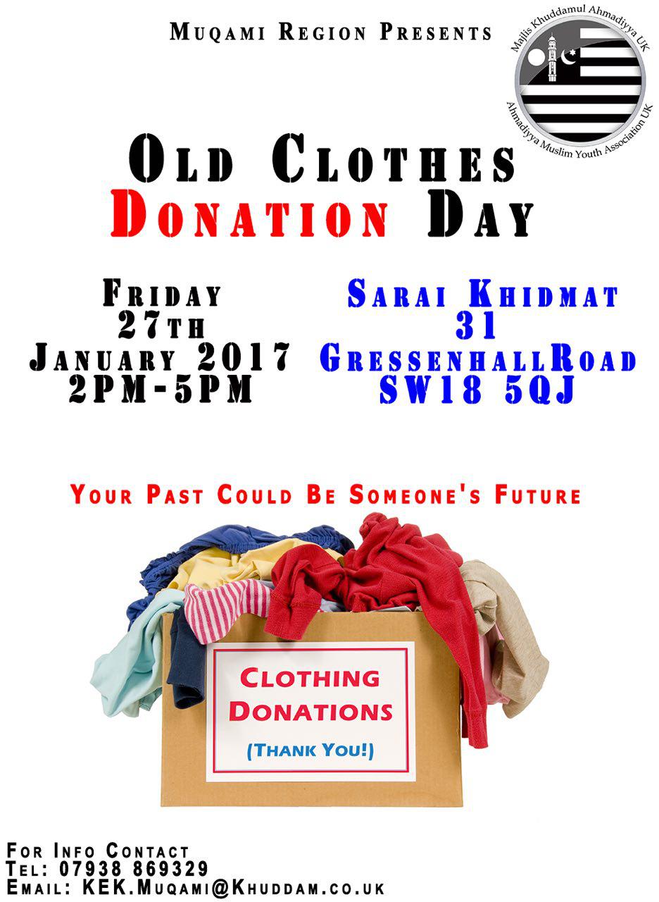 clothesdonation MKA MUQAMI