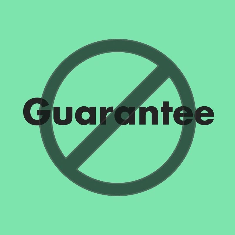 What is "guaranteed"? Ethical Marketing Guideline. MKC Agency