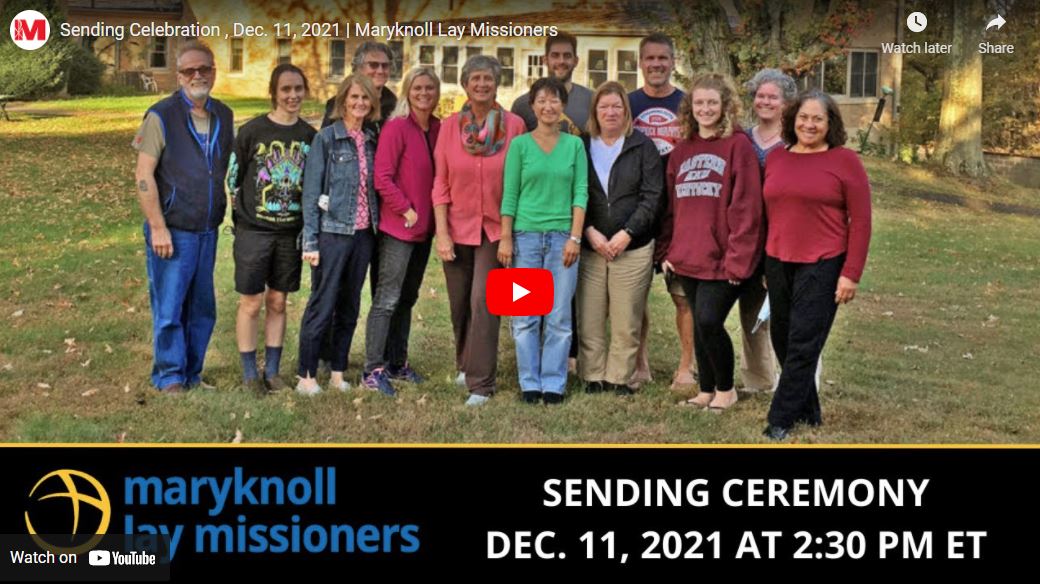 Class of 2021 Covenant and Sending Maryknoll Lay Missioners