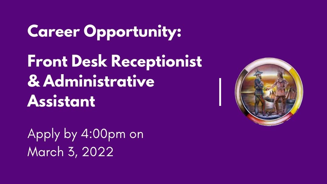 Career Opportunity Front Desk Receptionist & Administrative Assistant