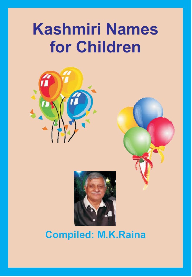 Kashmiri Names Archives M K Raina