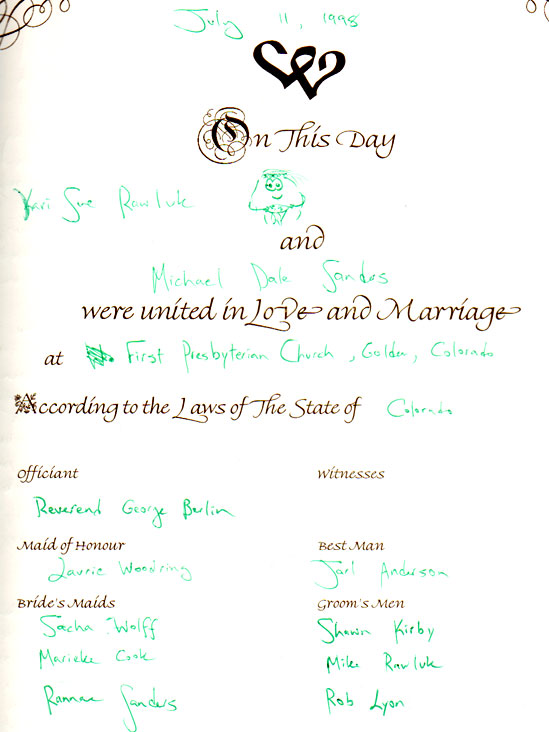 Our Wedding Guest Book